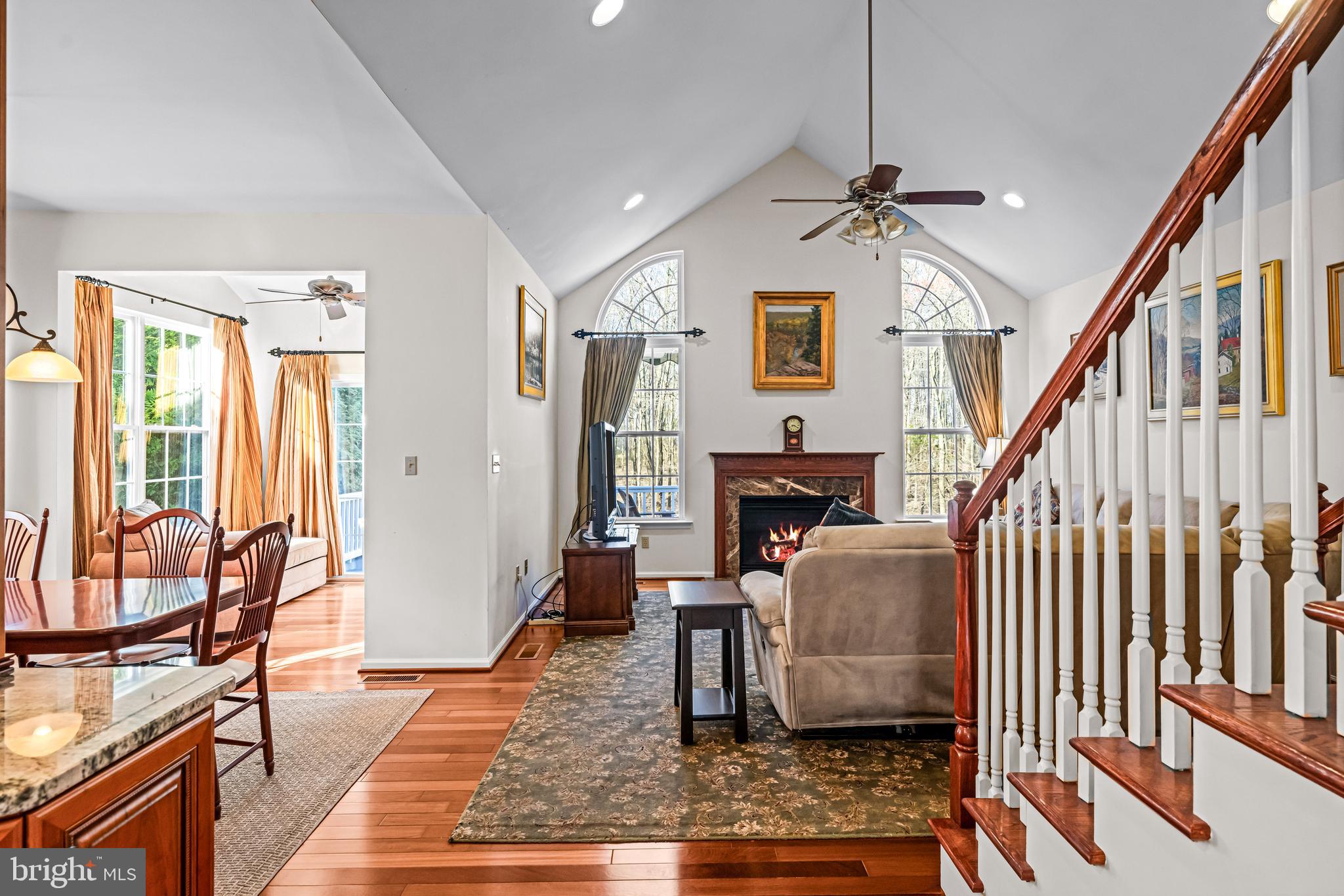 1200 Creekside Lane Quakertown, PA 18951 - Photo 10 of 37 a living room with furniture and a fireplace