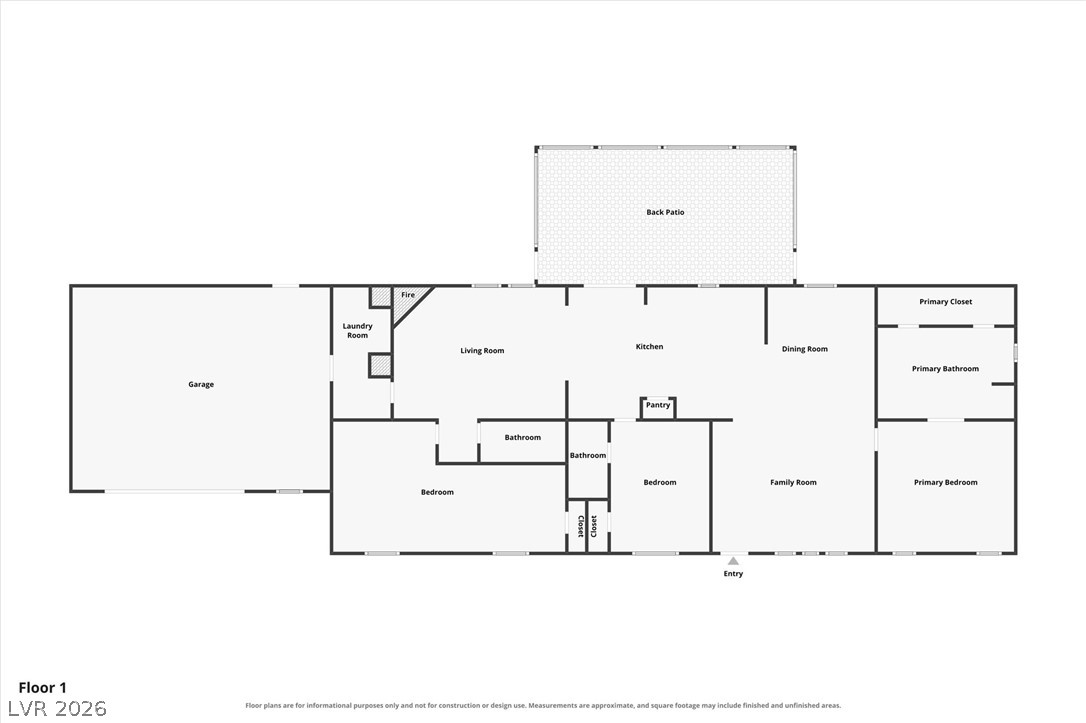 2380 West Simkins Road Pahrump, NV 89060 - Photo 37 of 38 An organized single-level layout details the flow of this comfortable home.