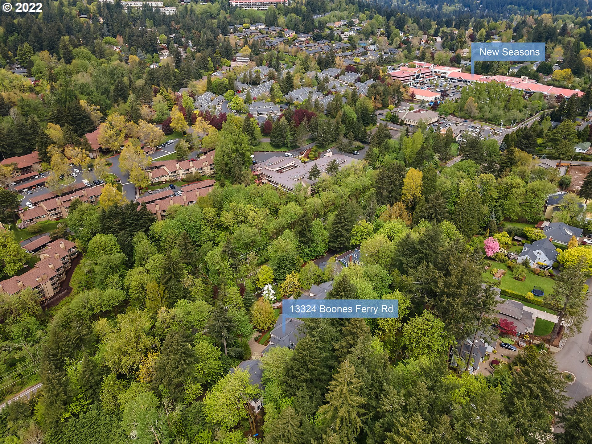 13324 Boones Ferry Road Lake Oswego, OR 97035 - Photo 31 of 32 Drone View/UAV