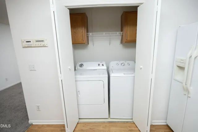 a view of washer and dryer