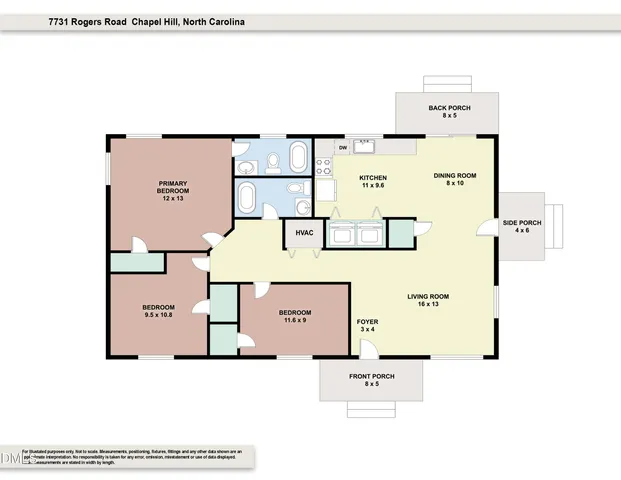 $374,900 | 7731 Rogers Road, Chapel Hill, NC 27516