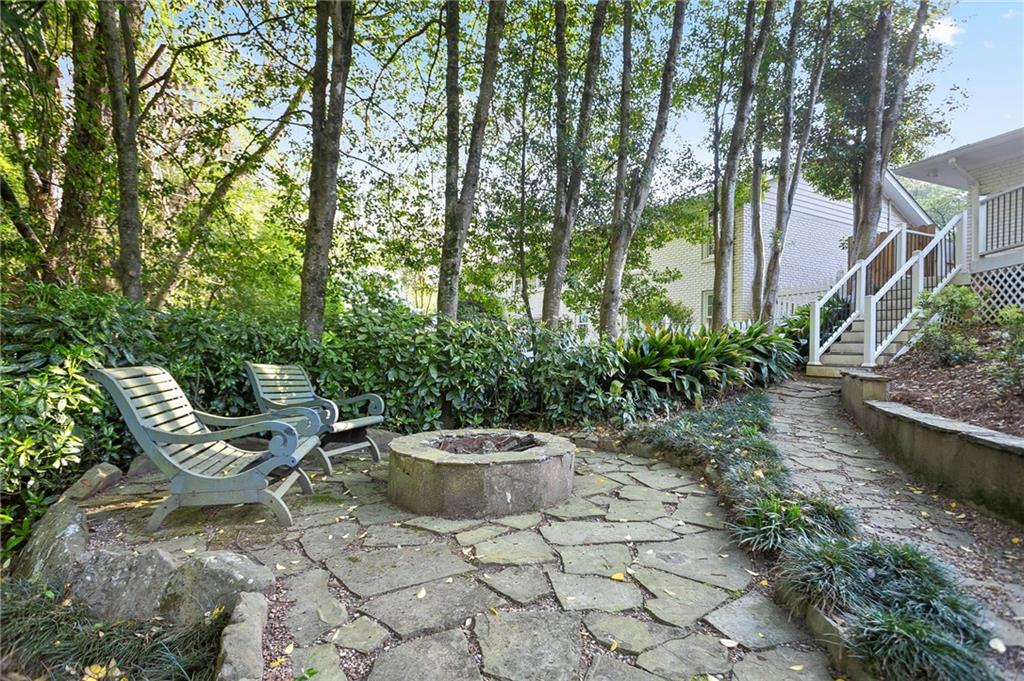 4555 Runnemede Road Northwest Atlanta, GA 30327 - Photo 37 of 51 a view of an outdoor space with lounge chair