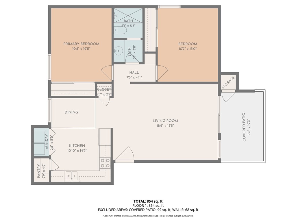 20921 Serrano Creek Road, Unit 55 Lake Forest, CA 92630 - Photo 32 of 32 Floor Plan