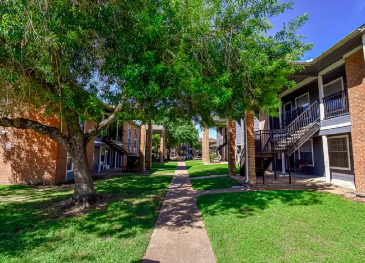 1400 Eagle Lake Road Sealy, TX 77474 - Photo 3 of 8 a front view of a house with garden