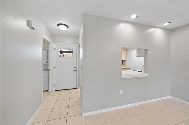 a view of an empty room