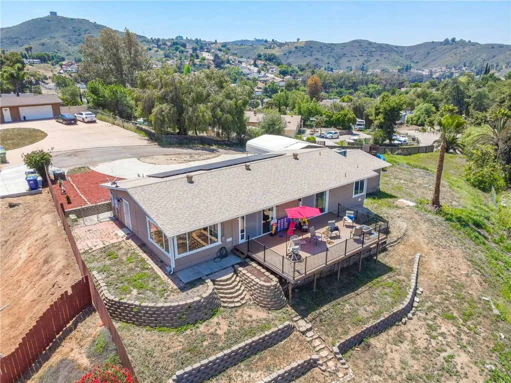 8861 Los Coches Road, Unit 1 Lakeside, CA 92040 - Photo 37 of 45 an aerial view of a house having patio