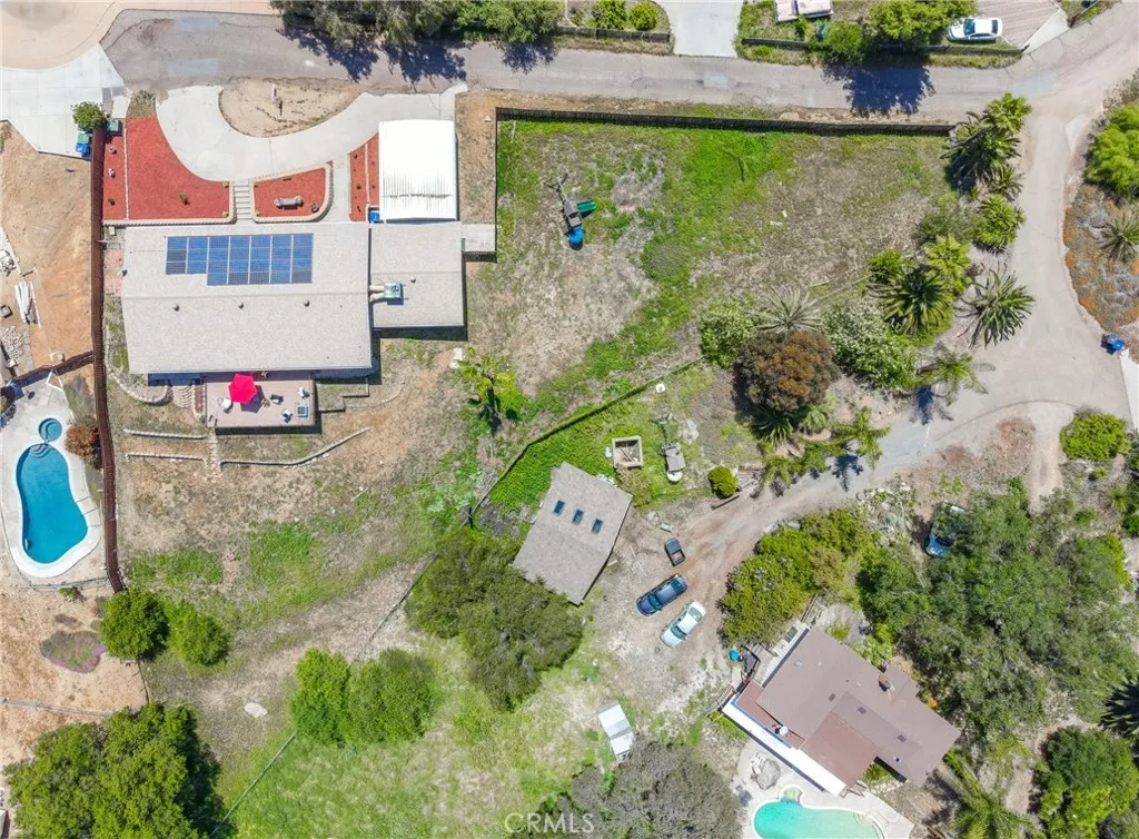 8861 Los Coches Road, Unit 1 Lakeside, CA 92040 - Photo 38 of 45 an aerial view of residential houses with outdoor space and parking