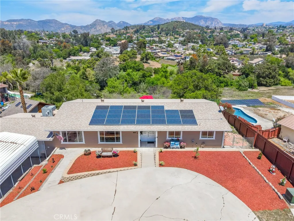 8861 Los Coches Road, Unit 1 Lakeside, CA 92040 - Photo 40 of 45 an aerial view of residential houses and city street