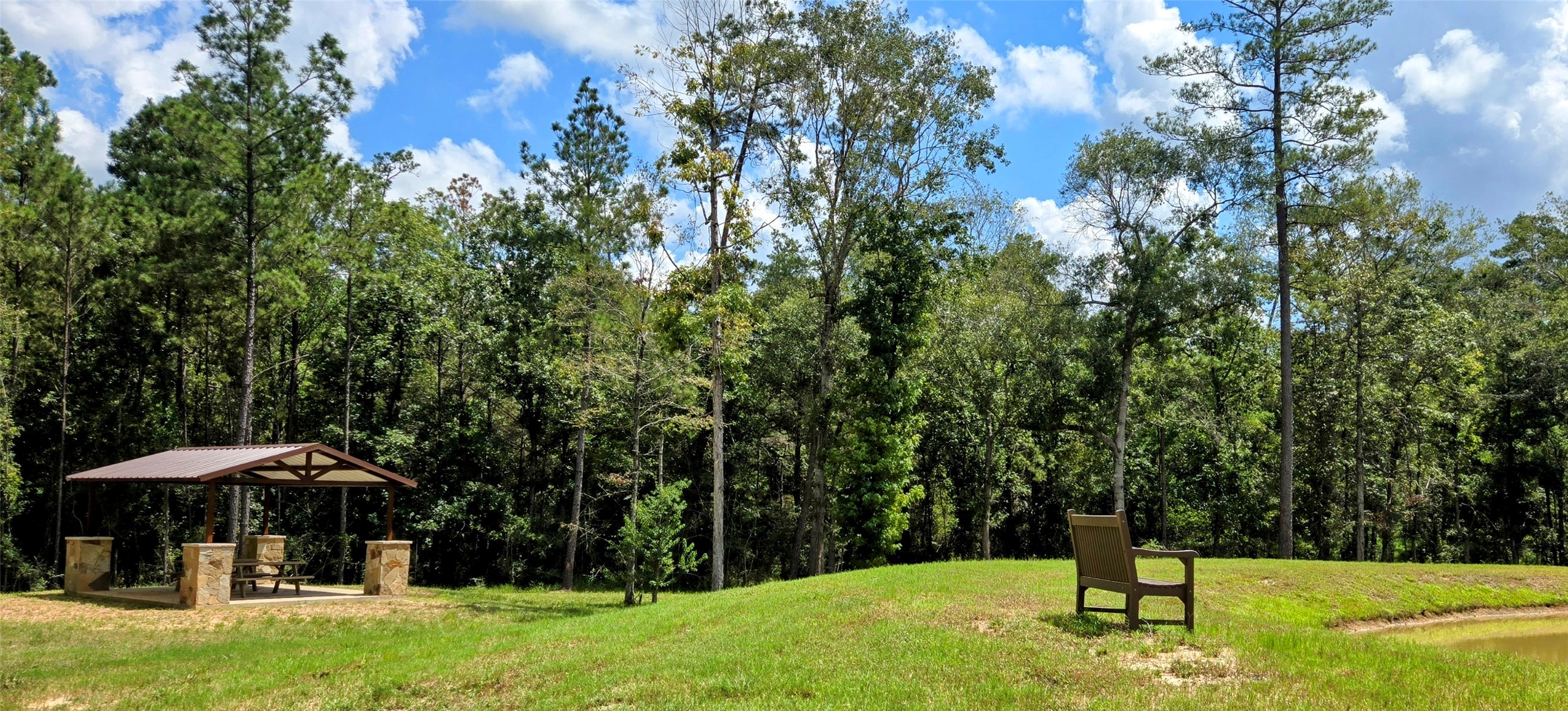 350 Iron Horse Road Willis, TX 77378 - Photo 9 of 21 a backyard of a house with yard and trampoline