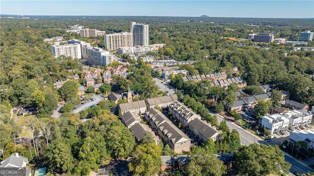 3660 Peachtree Road Northeast, Unit 2H Atlanta, GA 30319 - Photo 38 of 56 an aerial view of multiple house
