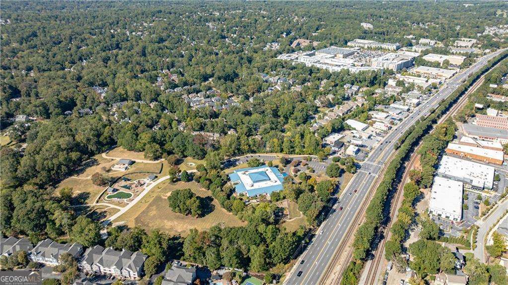 3660 Peachtree Road Northeast, Unit 2H Atlanta, GA 30319 - Photo 41 of 56 an aerial view of a city