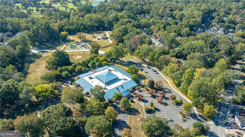 3660 Peachtree Road Northeast, Unit 2H Atlanta, GA 30319 - Photo 48 of 56 an aerial view of a house with a yard