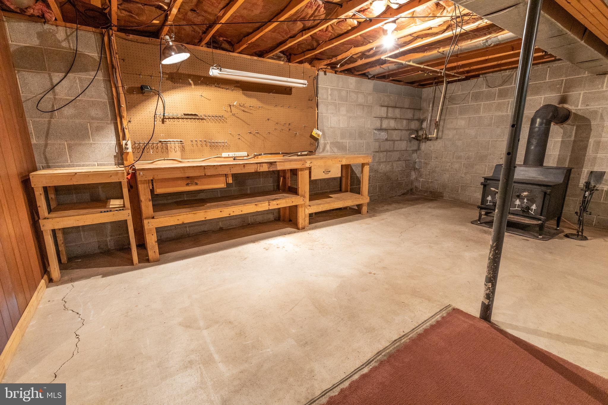 175 Camp Frame Road Hedgesville, WV 25427 - Photo 40 of 57 Unfinished area makes a great workshop!
