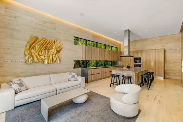 a view of balcony and wooden floor