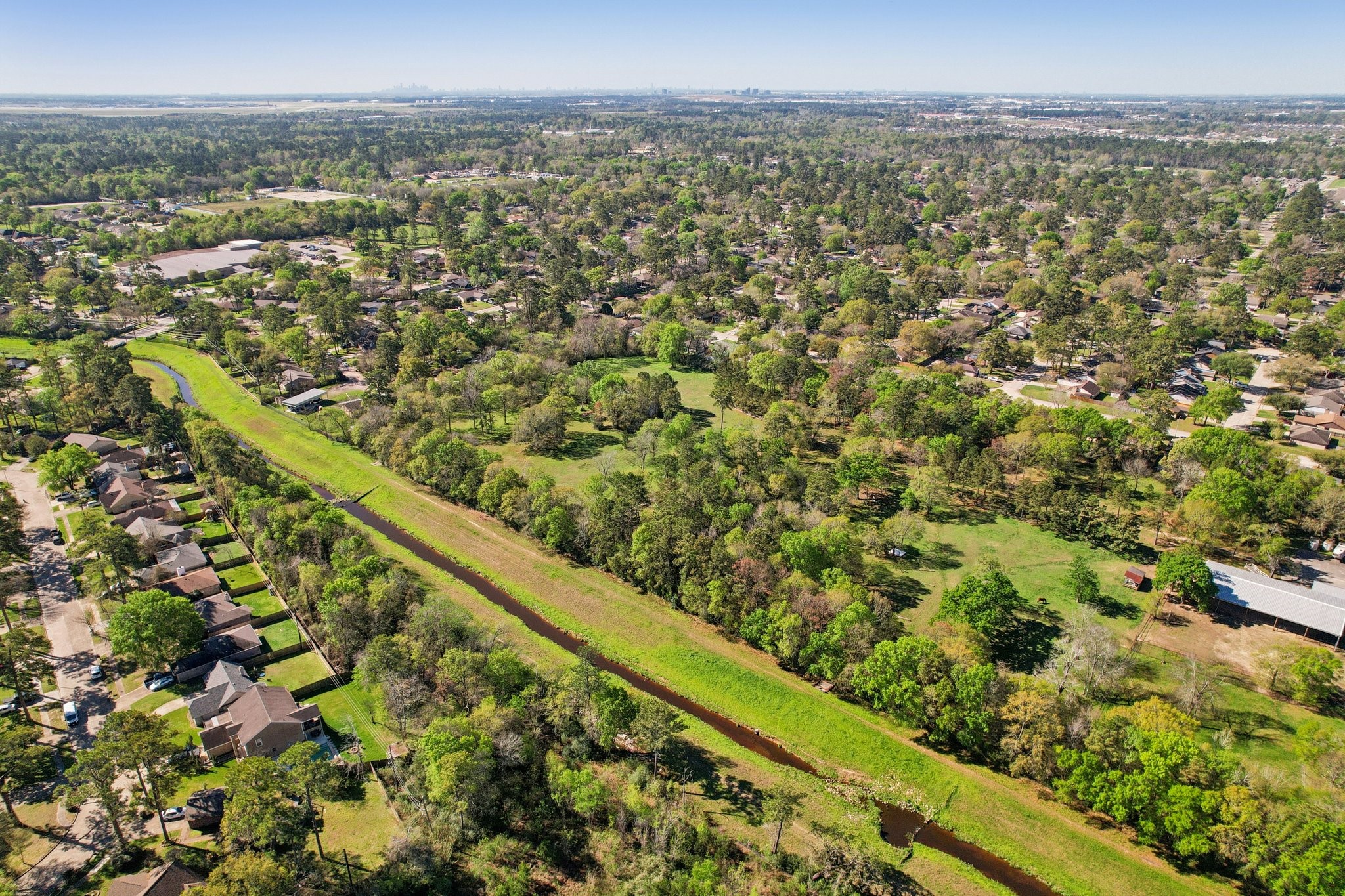 4610 Sloangate Drive Spring, TX 77373 - Photo 11 of 48 Looking back along the line of the property.