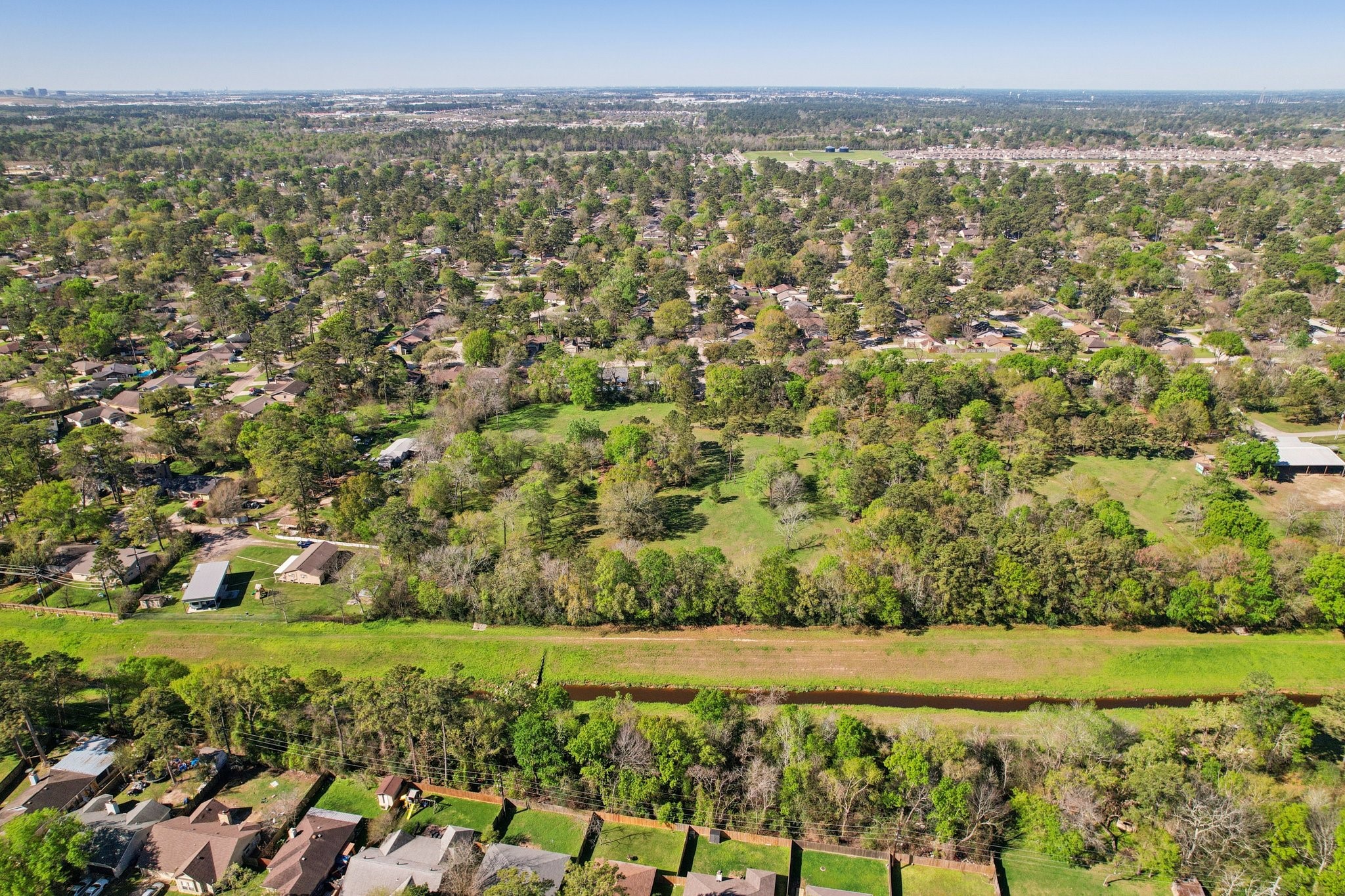 4610 Sloangate Drive Spring, TX 77373 - Photo 10 of 48 Another view from the rear property line.
