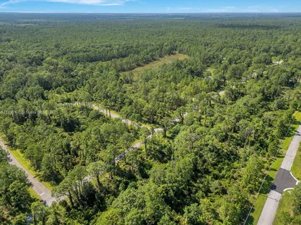 a view of a field of a building