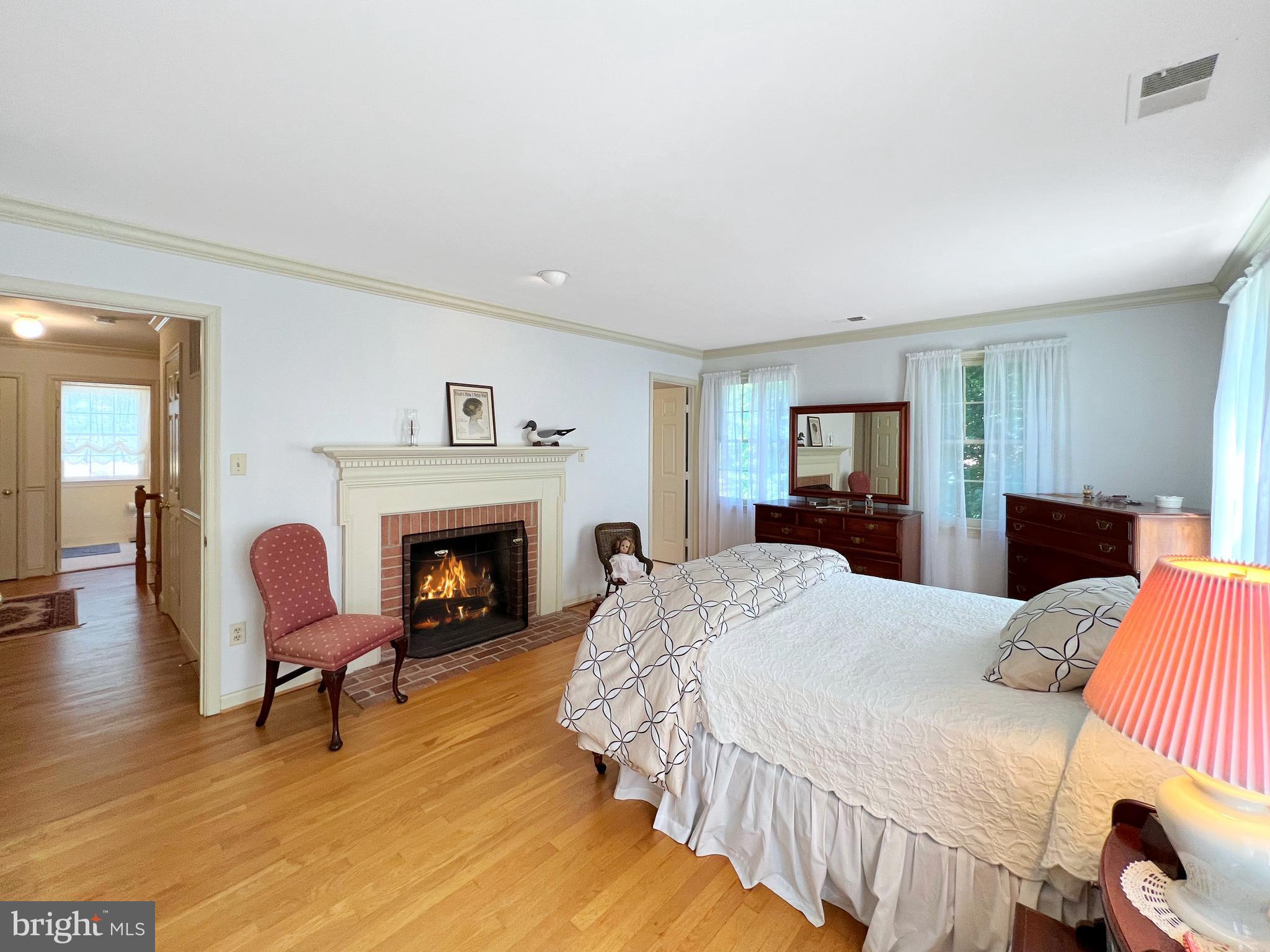 6 Redgate Court Silver Spring, MD 20905 - Photo 15 of 38 Master Bedroom with Fireplace