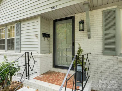 a view of a door and chair