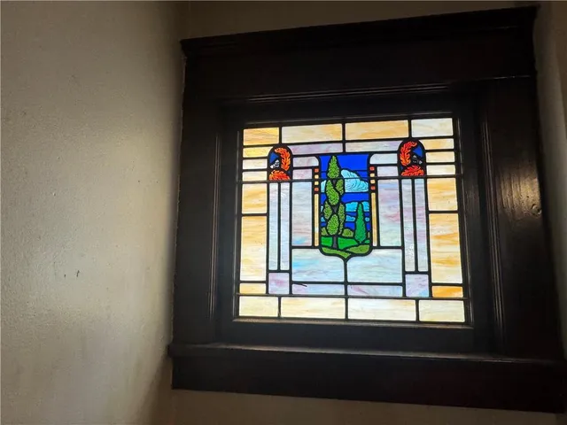 a view of outdoor space with seating area