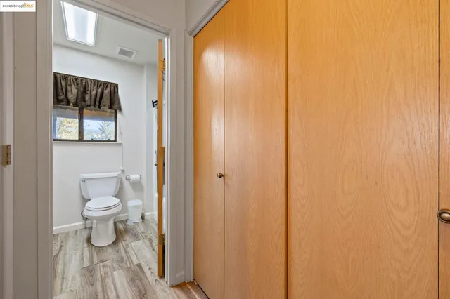a bathroom with a toilet