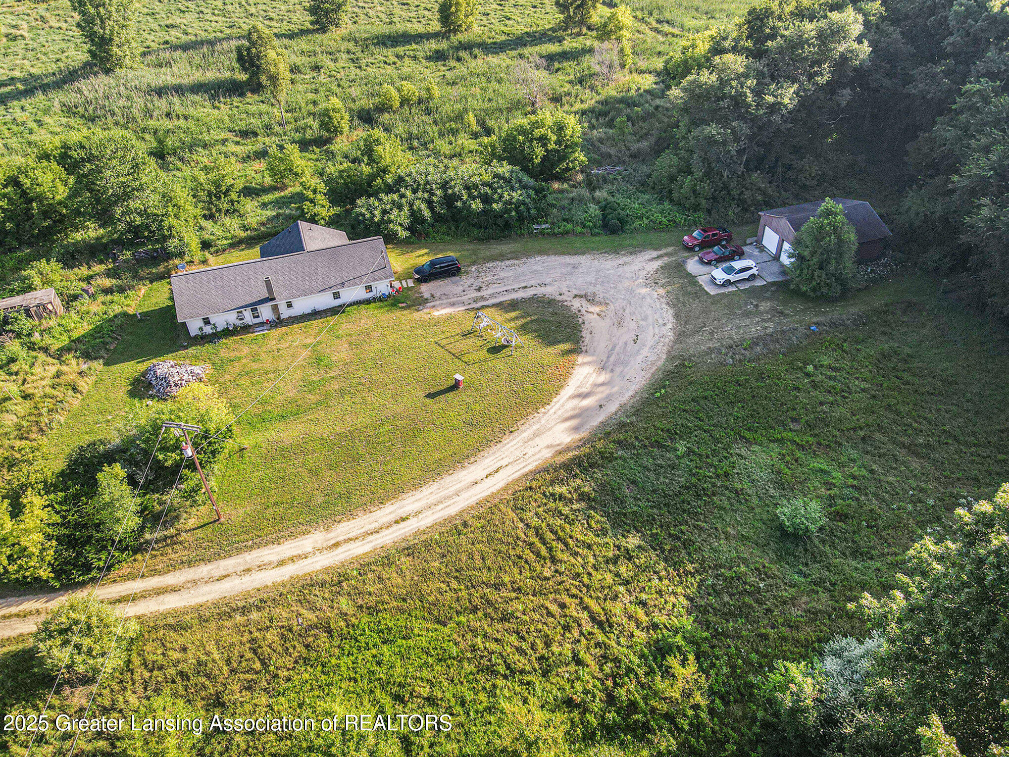 7910 Coon Hill Road Munith, MI 49259 - Photo 7 of 10 Overhead