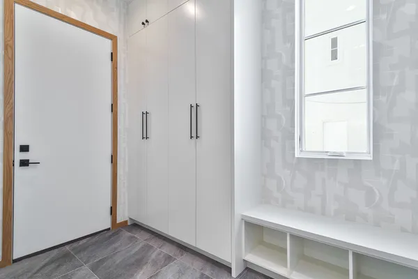 a close view of sink and mirror