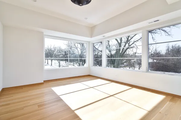 a kitchen with a stove and a microwave