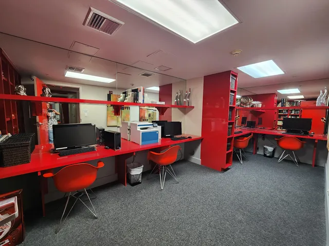 a utility room with toys