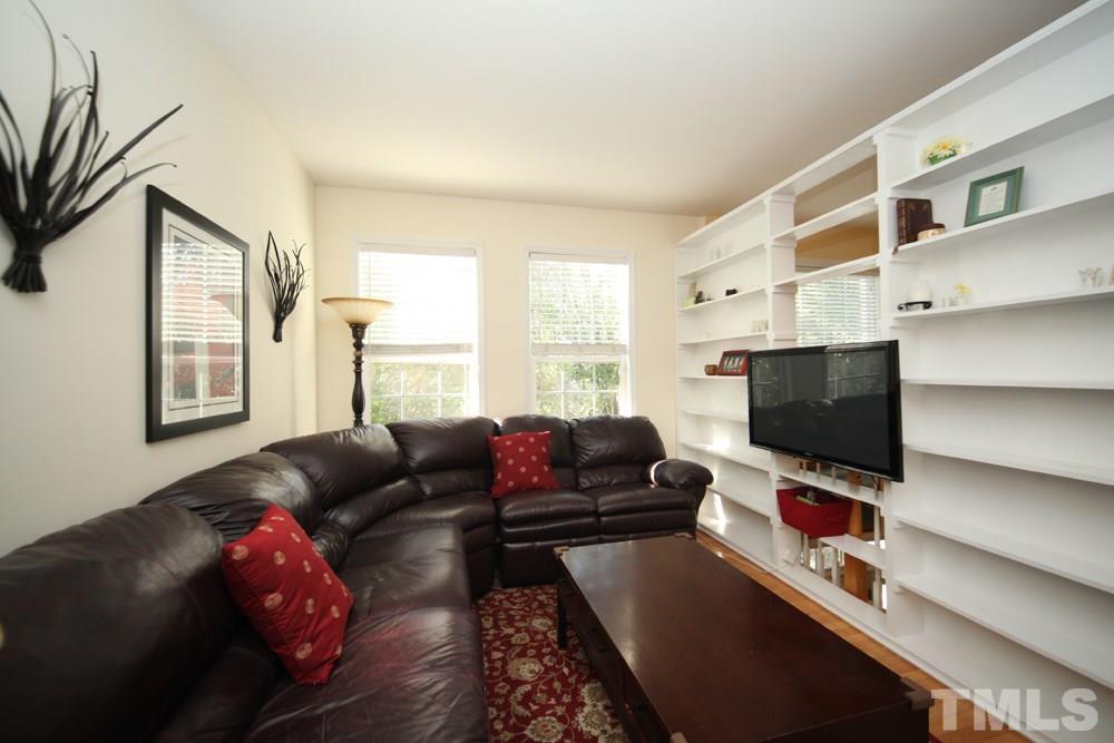 5508 Vista View Court Raleigh, NC 27612 - Photo 14 of 19 Living Room with Built Ins