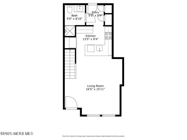 a picture of a bench in front of a wall