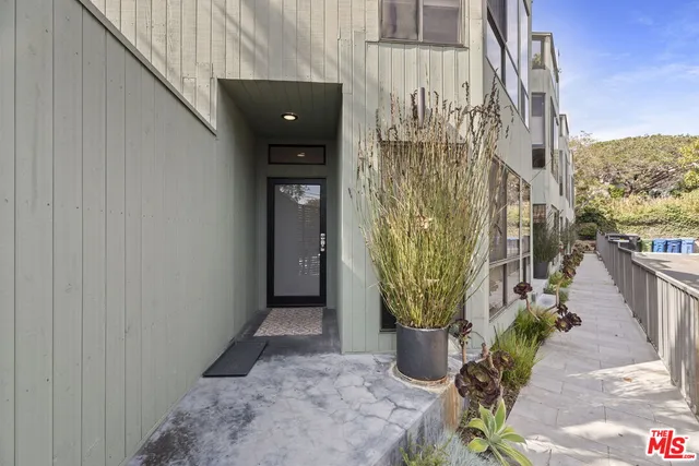 a view of a potted plants next to a building