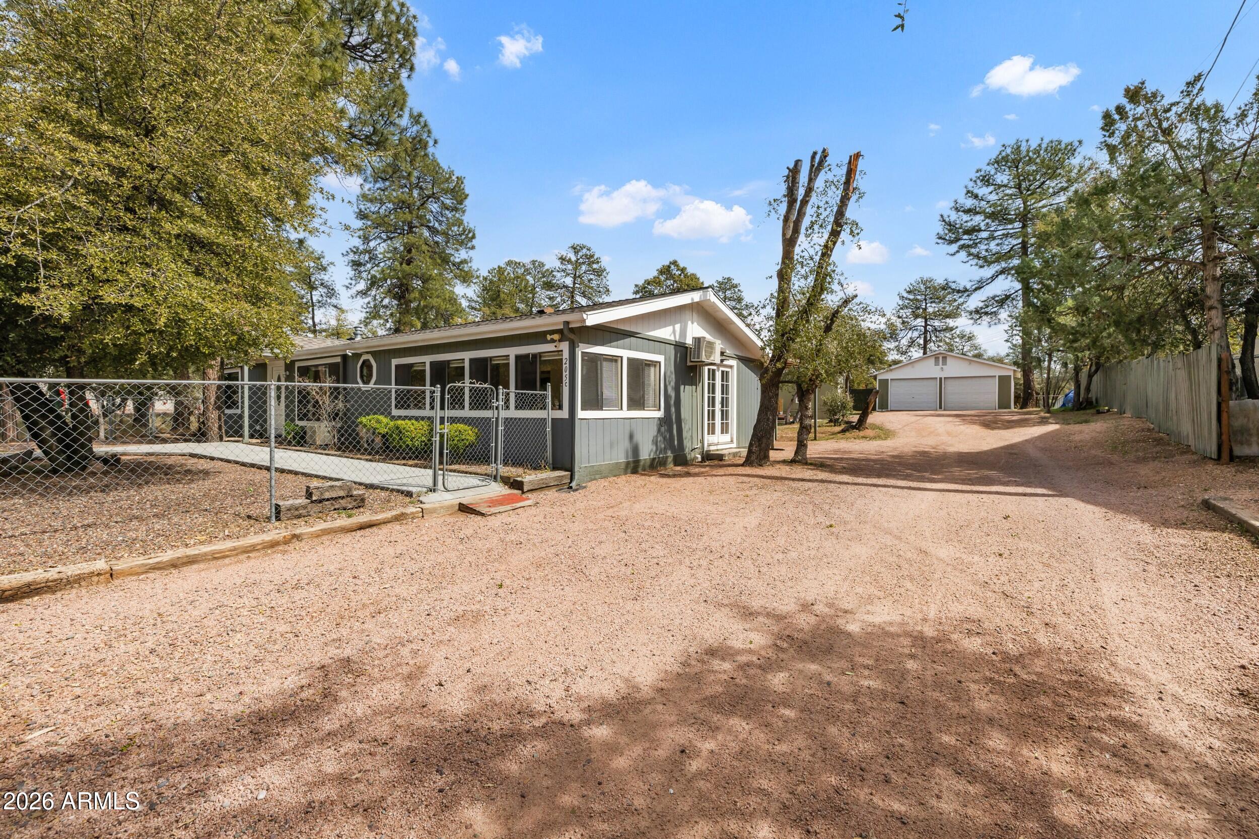 Unit C - shared driveway