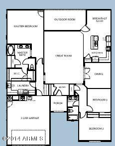 42006 West Cribbage Road Maricopa, AZ 85138 - Photo 29 of 29 2263 floor plan