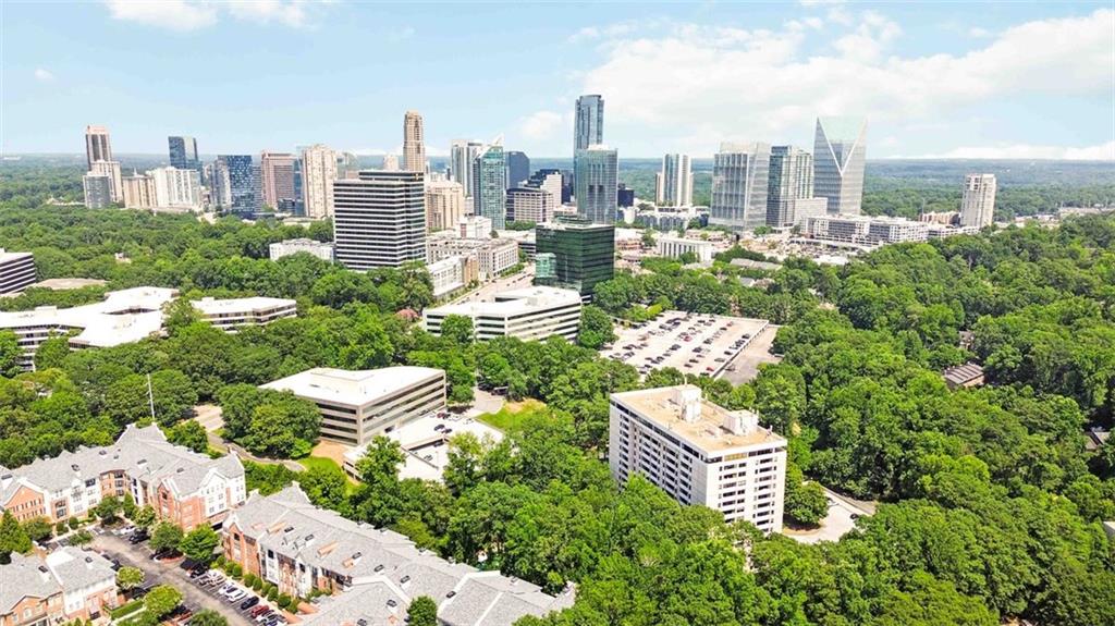 3530 Piedmont Road Northeast, Unit 5A Atlanta, GA 30305 - Photo 43 of 47 a view of a city with tall buildings