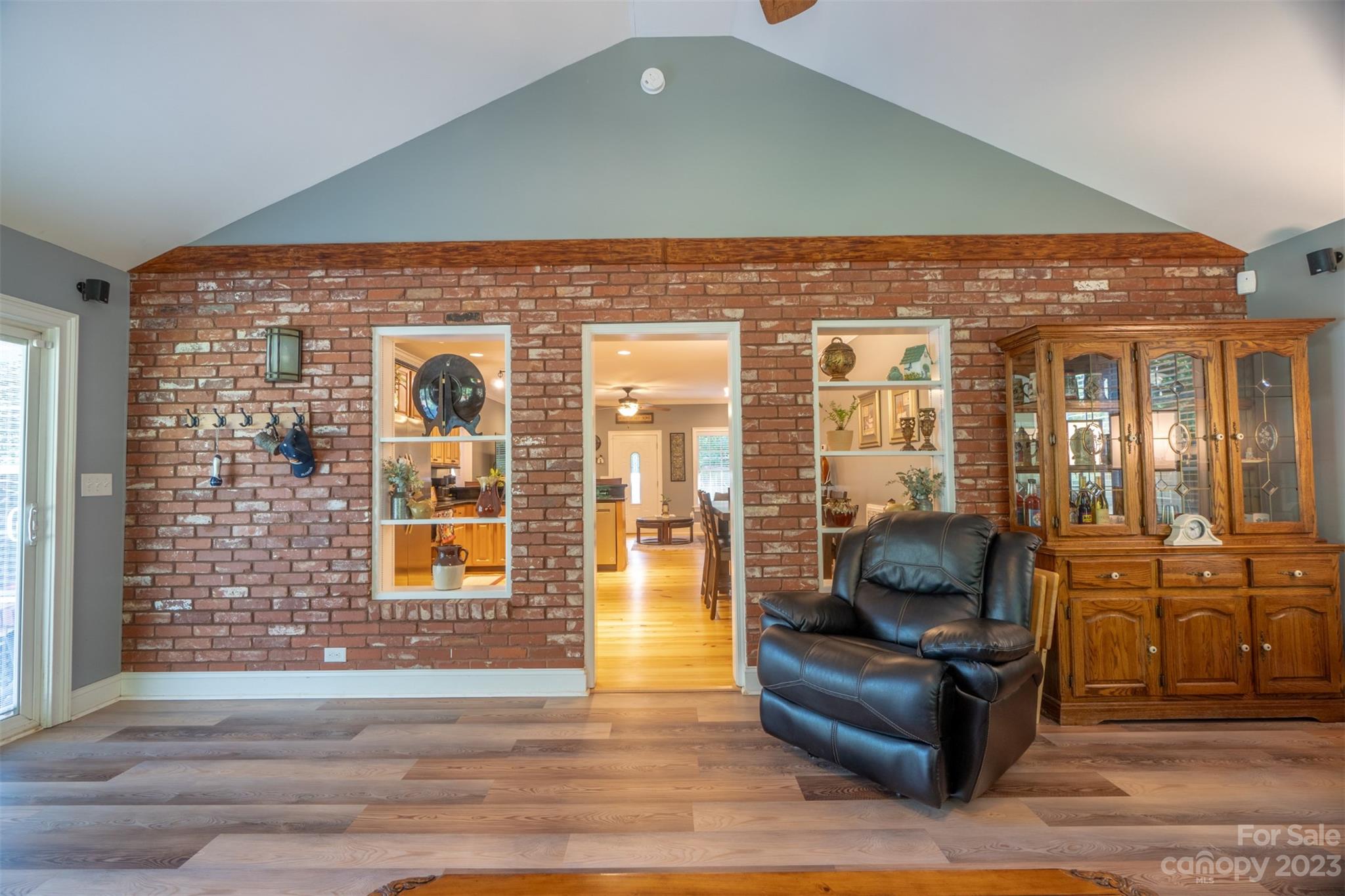240 River Country Road Salisbury, NC 28146 - Photo 15 of 48 a living room with furniture and wooden floor