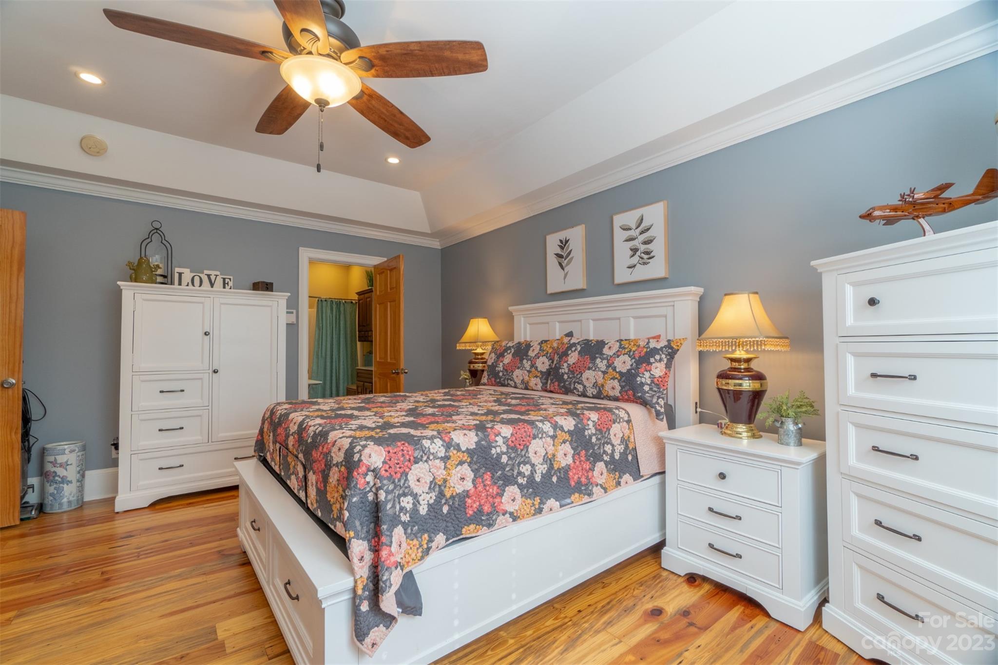 240 River Country Road Salisbury, NC 28146 - Photo 10 of 48 a bedroom with a bed and a dresser