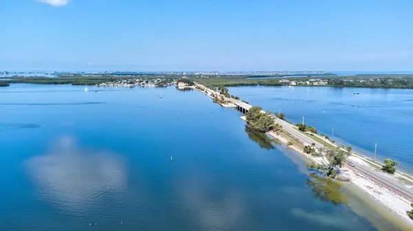 a view of a swimming pool and an outdoor space