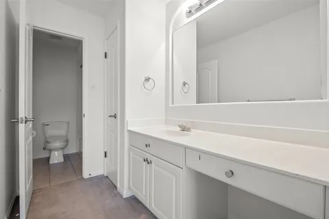 a bathroom with a sink and a toilet