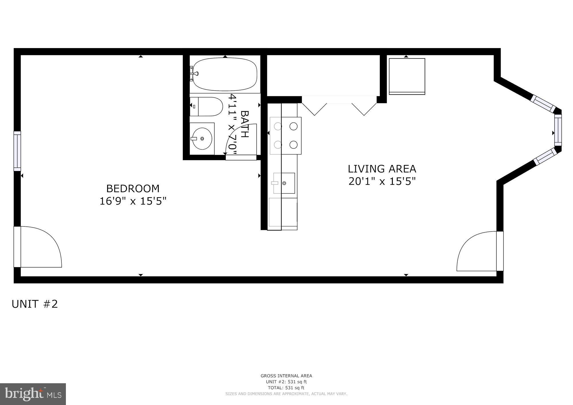 53 R Street Northwest Washington, DC 20001 - Photo 30 of 30 Floorplan of lower level unit