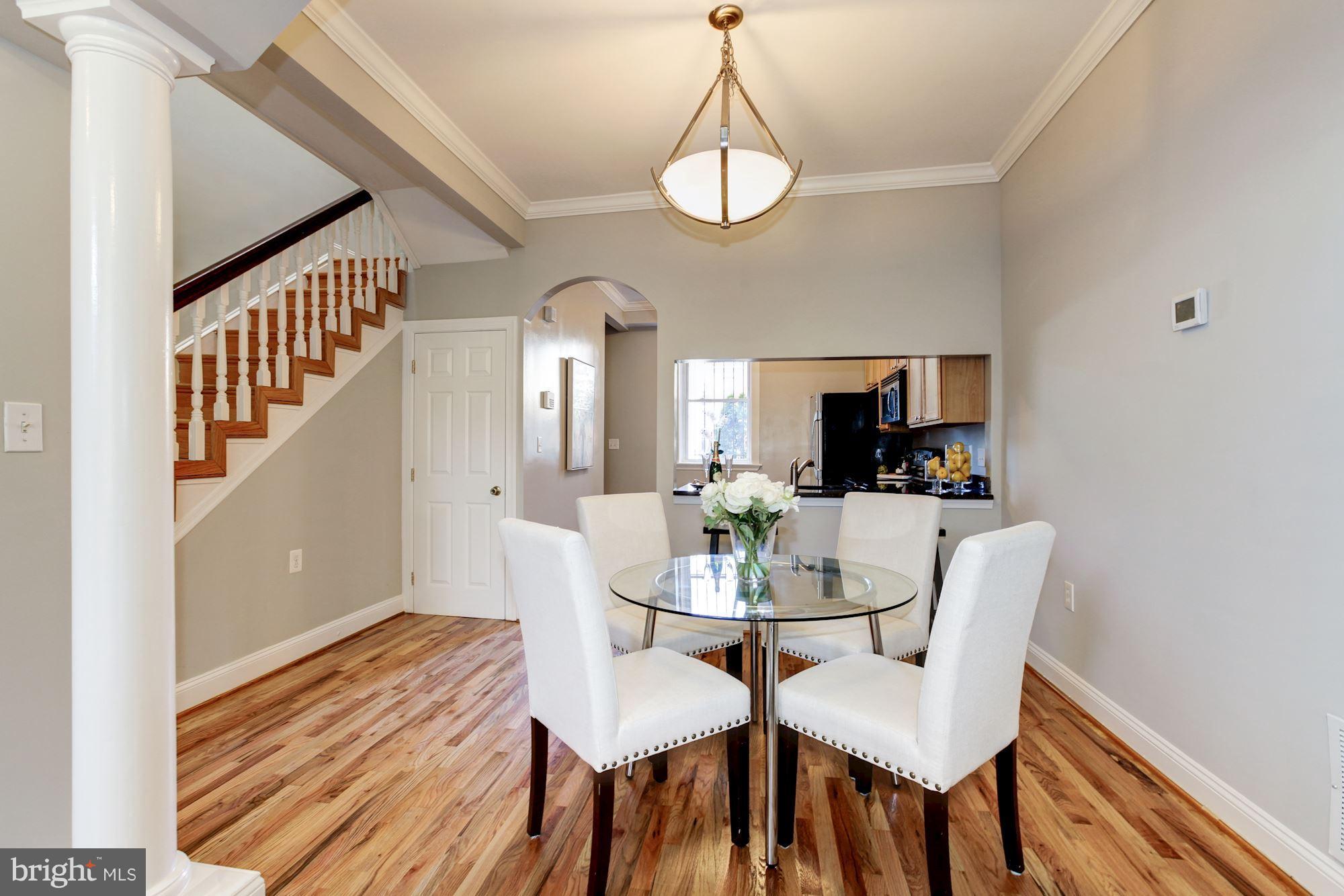 53 R Street Northwest Washington, DC 20001 - Photo 7 of 30 Dining Room with pendant lighting