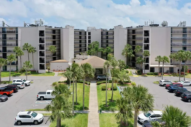 a view of a city with tall buildings