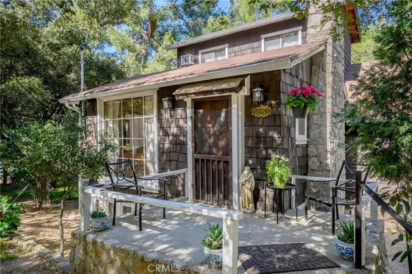 a view of a house with patio