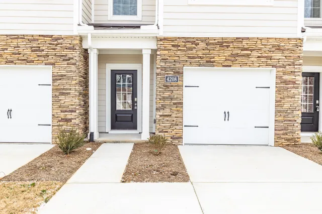a view of a door of the house