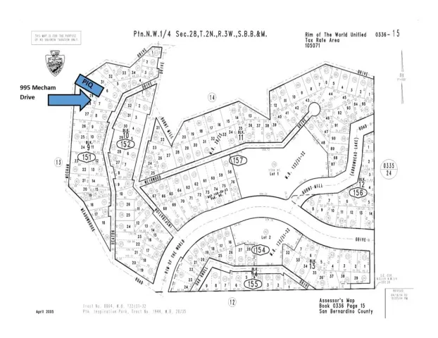 $12,800 | 0 Mecham, Lake Arrowhead, CA 92352