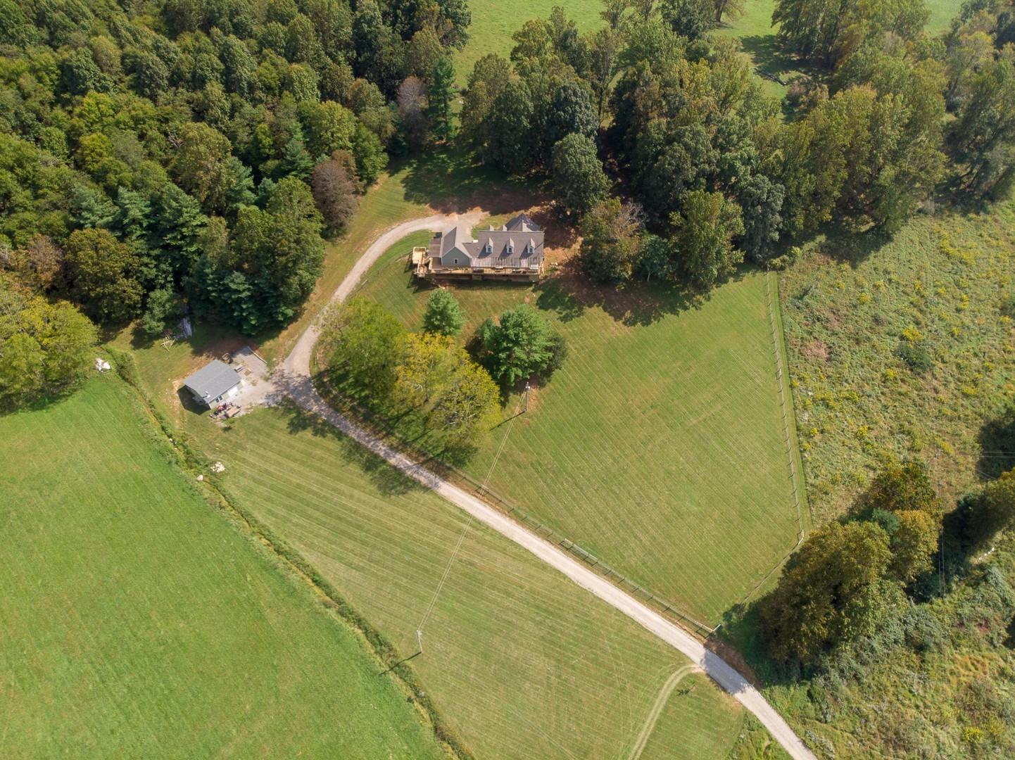 1491 Epperly Mill Road Southwest Floyd, VA 24091 - Photo 41 of 48 an aerial view of residential houses with outdoor space