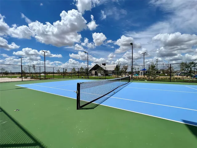 a view of a tennis court