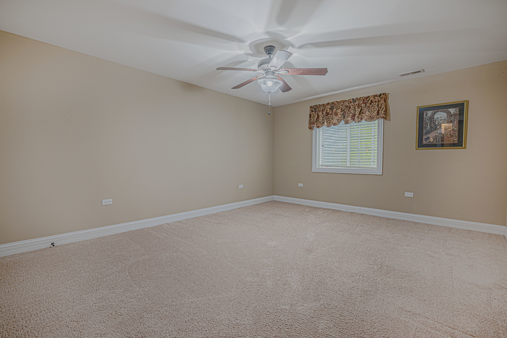 171 Partridge Lane Bartlett, IL 60103 - Photo 26 of 34 an empty room with a window and a fan