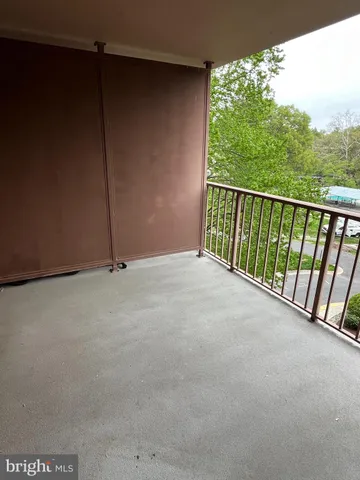 a view of a balcony with outdoor space