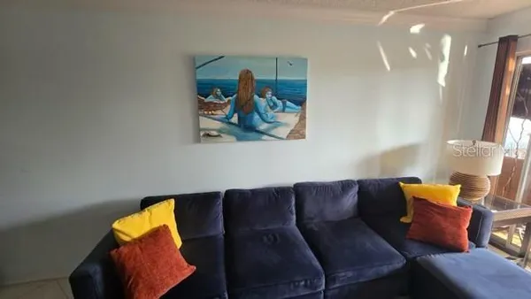 a workspace with a couch